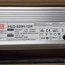 Mean Well 12vDC 22a power supply