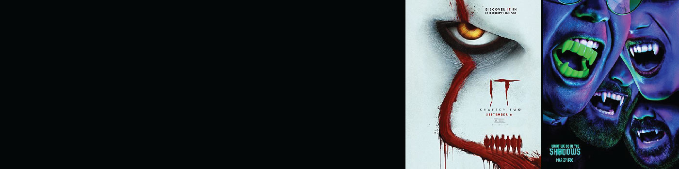 IT Chapter Two and What We Do In The Shadows Posters