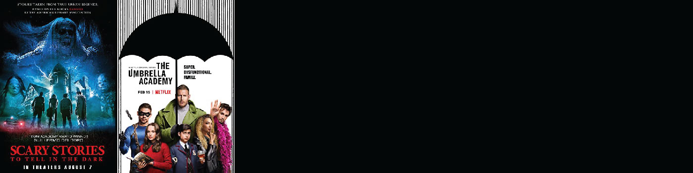 Scary Stories To Tell In The Dark and The Umbrella Academy Posters