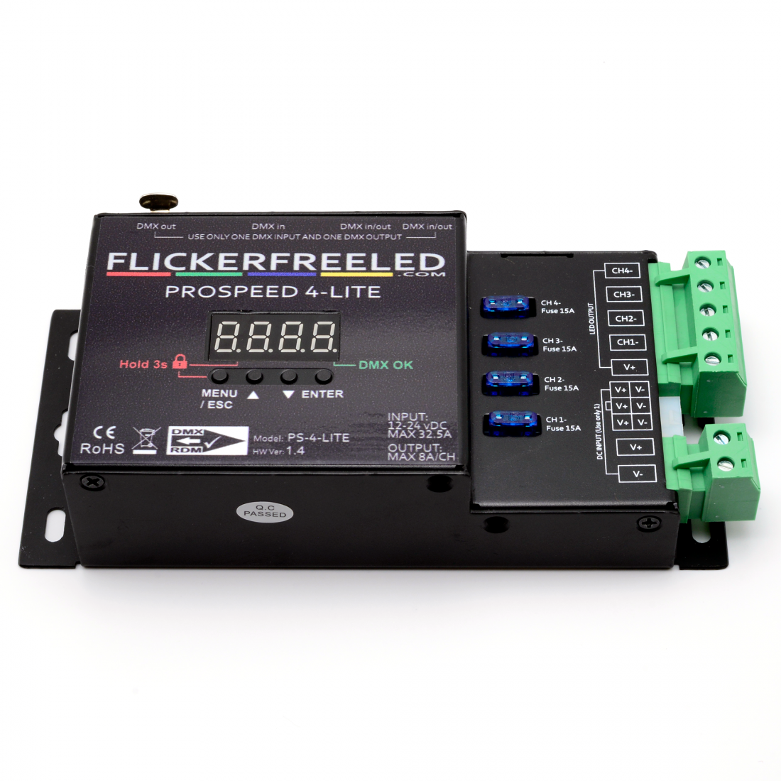 ProSpeed 4LITE DMX Filckerfree LED Dimmer for Film and Television