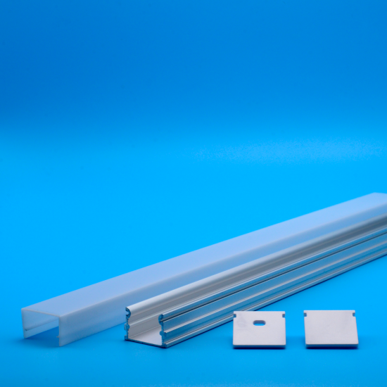 PS-EXT-SQ-001 Square Aluminum Extrusion for LED Ribbon
