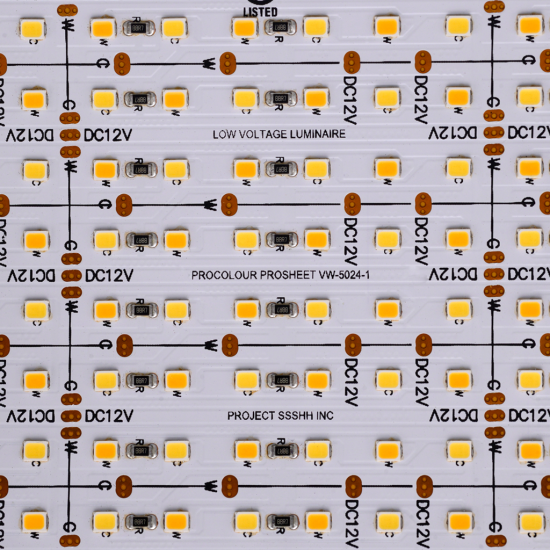 12V ProColour Vari-White Flexible and Cuttable LED Sheet