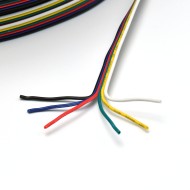 6 conductor 20awg flat ribbon wire